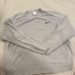 Nike Men's Gray Tiger Woods ⛳️ Crewneck Sweater 🐅
